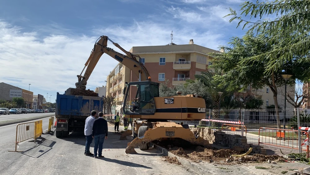 Obras por los daños del temporal Gloria en Crevillent. Obras por los daños del temporal Gloria en Crevillent.