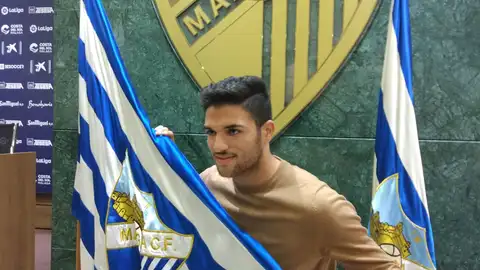 El jugador del Málaga Antoñín El jugador del Málaga Antoñín