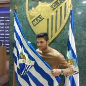 El jugador del Málaga Antoñín El jugador del Málaga Antoñín