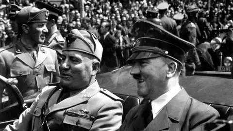 Adolf Hitler y Benito Mussolini, 1940 Adolf Hitler y Benito Mussolini, 1940