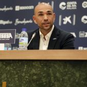 Manolo Gaspar y Richard Shaheen, director deportivo y director general del Málaga CF