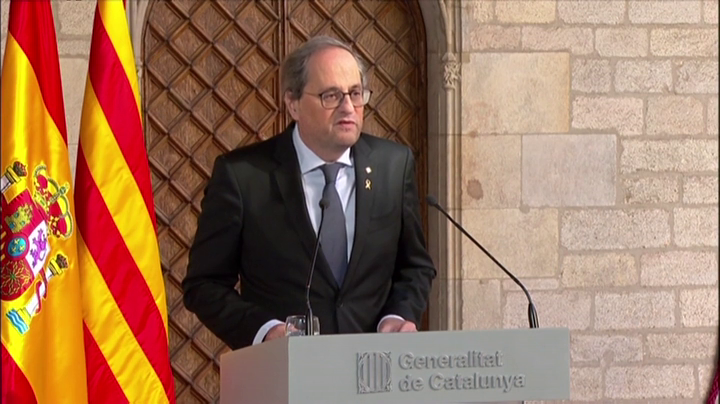 Torra afirma que Sánchez "no se ha movido" sobre la autodeterminación y no le ha hecho una propuesta Torra afirma que Sánchez "no se ha movido" sobre la autodeterminación y no le ha hecho una propuesta