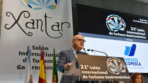 Manuel Baltar no acto inagural de Xantar Manuel Baltar no acto inagural de Xantar