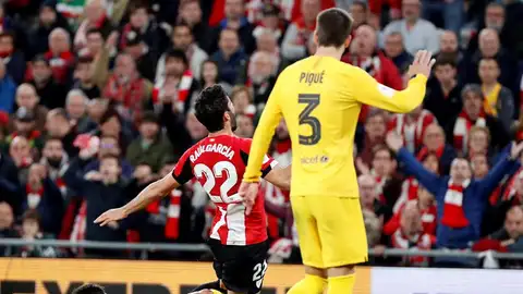 El central del Barcelona, Gerard Piqué. El central del Barcelona, Gerard Piqué.