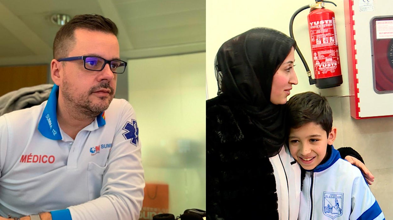 El médico del Summa 112 que atendió a Mohamed, el niño de 11 años que llamó para salvar a su madre: "Su actuación fue ejemplar" El médico del Summa 112 que atendió a Mohamed, el niño de 11 años que llamó para salvar a su madre: "Su actuación fue ejemplar"