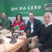 Jose Navarro, Eva Crisol, Héctor Díez y el profesor José Ruiz