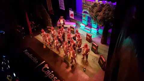 Comparsa "La tierra de la alegría" COAC 2020 p18 Localidad: Cádiz Autoría Letra: José Luis Bustelo Sánchez y Jesús Manuel Monje López Autoría Música: José Luis Bustelo Sánchez y Juan Pablo Gallardo Lago Dirección: Andrés Morales Troncoso Representante Legal: José Antonio Luna Velasco.
