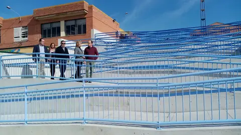 Rampa kilométrica en un colegio Rampa kilométrica en un colegio
