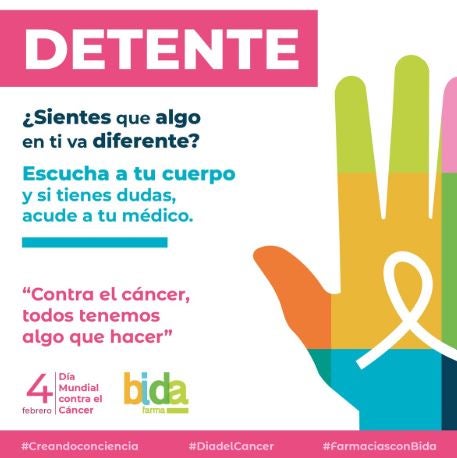 Bidafarma lanza la campaña “Contra el cáncer, todos tenemos algo que hacer" Bidafarma lanza la campaña “Contra el cáncer, todos tenemos algo que hacer"