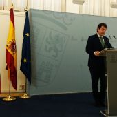 Alfonso Fernández Mañueco hoy en Palencia