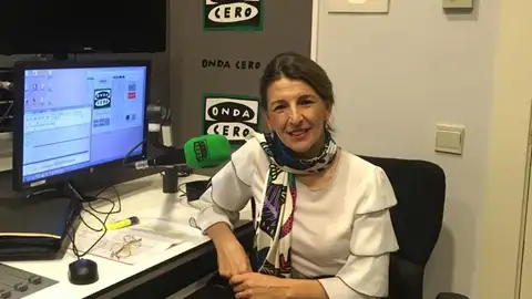 Yolanda Díaz, la ministra de Trabajo, en Onda Cero. Yolanda Díaz, la ministra de Trabajo, en Onda Cero.