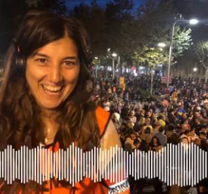 Las conexiones accidentadas de Laura Pons durante las manifestaciones en Cataluña Las conexiones accidentadas de Laura Pons durante las manifestaciones en Cataluña