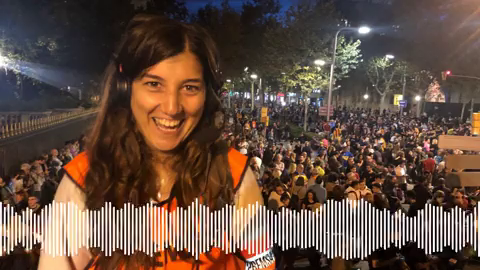 Las conexiones accidentadas de Laura Pons durante las manifestaciones en Cataluña Las conexiones accidentadas de Laura Pons durante las manifestaciones en Cataluña