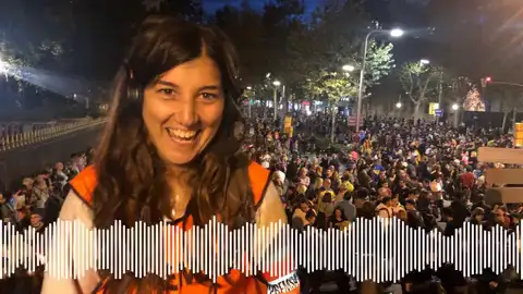 Las conexiones accidentadas de Laura Pons durante las manifestaciones en Cataluña Las conexiones accidentadas de Laura Pons durante las manifestaciones en Cataluña