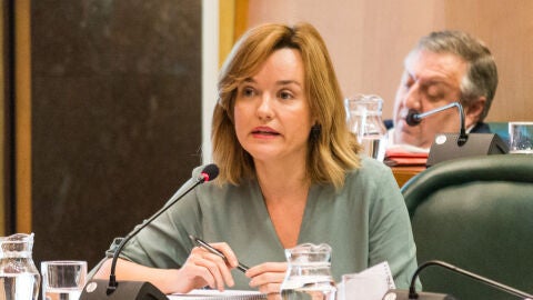 La nueva delegada del Gobierno en Arag&oacute;n, Pilar Alegr&iacute;a, en una intervenci&oacute;n en el Ayuntamiento