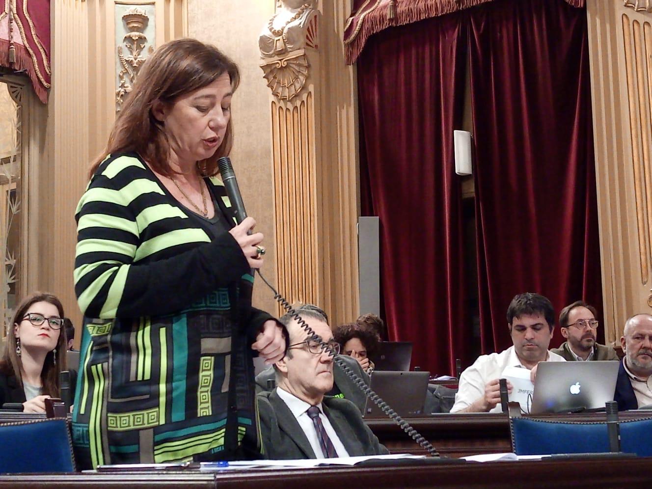 Armengol pide más medios judiciales y policiales para proteger a los menores Armengol pide más medios judiciales y policiales para proteger a los menores