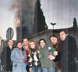 José Ramón Arias, Arantza Martín, Carlos León, Luján Argüelles, Elena González, Alfredo Menéndez y Carlos Alsina retransmitieron en directo el incendio del Windsor José Ramón Arias, Arantza Martín, Carlos León, Luján Argüelles, Elena González, Alfredo Menéndez y Carlos Alsina retransmitieron en directo el incendio del Windsor
