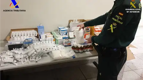 Medicamentos incautados Investigada en Alicante