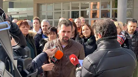 Luis Tudanca en la zona norte de Palencia Palencia