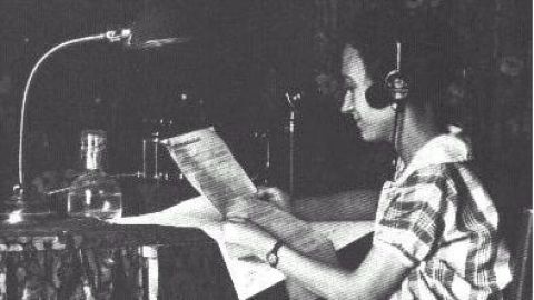 Mar&iacute;a Sabater en la primera emisi&oacute;n de radio