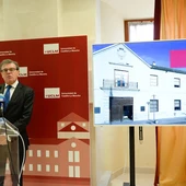 Miguel Ángel Collado, durante la rueda de prensa en Ciudad Real Miguel Ángel Collado, durante la rueda de prensa en Ciudad Real