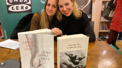Inma López Silva durante a presentación. "O libro da filla" a última novela da escritora