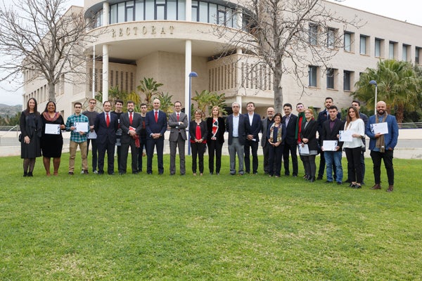 El Banco de Santander entrega sus premios en la Universitat Jaume I El Banco de Santander entrega sus premios en la Universitat Jaume I