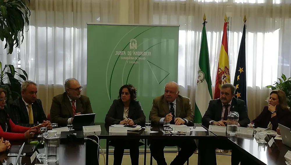 Reunión del comité asesor del coronavirus en Andalucía