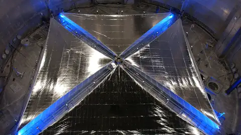 Prototipo de vela solar de 20 metros Desarrollado por la NASA