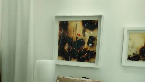 Montaje de Art Madrid 2020 la Galería Juarranz monta su exposición en Art Madrid