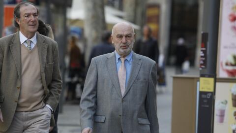 El Juez Miguel Florit a su llegada a los Juzgados de Palma 