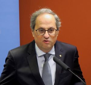 El president de la Generalitat, Quim Torra El president de la Generalitat, Quim Torra