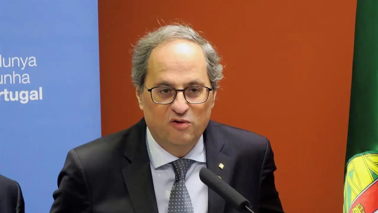 El president de la Generalitat, Quim Torra El president de la Generalitat, Quim Torra