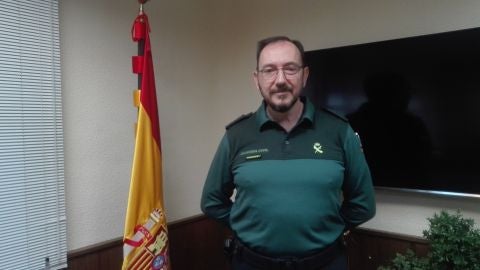 Juan Antonio Valle, en su despacho de la Comandancia de Ciudad Real