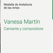 Vanesa Martín, Medalla de las artes de Andalucía