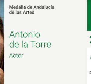 Antonio de la Torre, Medalla de las Artes de Andalucía Antonio de la Torre, Medalla de las Artes de Andalucía