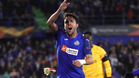 Jaime Mata, delantero del Getafe. 
