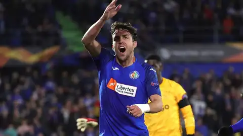 Jaime Mata, delantero del Getafe. Jaime Mata, delantero del Getafe.