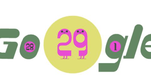 Doodle de Google con motivo de los 29 d&iacute;as que tiene febrero en 2020 porque es un a&ntilde;o bisiesto