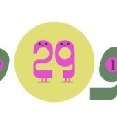 Doodle de Google con motivo de los 29 días que tiene febrero en 2020 porque es un año bisiesto