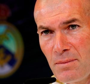 Zidane, en rueda de prensa Zidane, en rueda de prensa