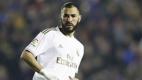 Karim Benzema, con el Real Madrid