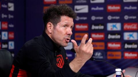 Simeone, en rueda de prensa