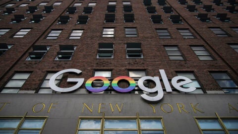 Fachada de la sede de Google en Nueva York