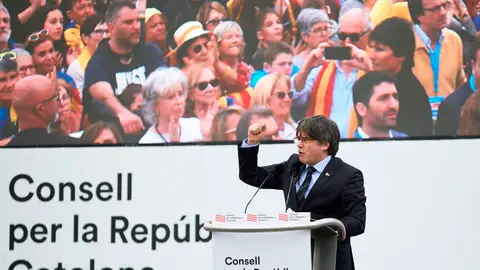 El expresidente de la Generalitat Carles Puigdemont El expresidente de la Generalitat Carles Puigdemont