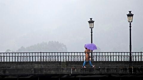 Imagen de archivo de una mujer en Lugo. 