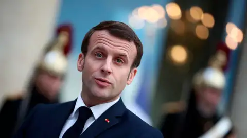 El presidente francés, Emmanuel Macron El presidente francés, Emmanuel Macron