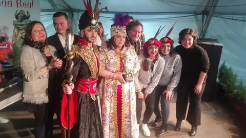 Los ganadores, con el Arlequín de Oro Los ganadores, con el Arlequín de Oro