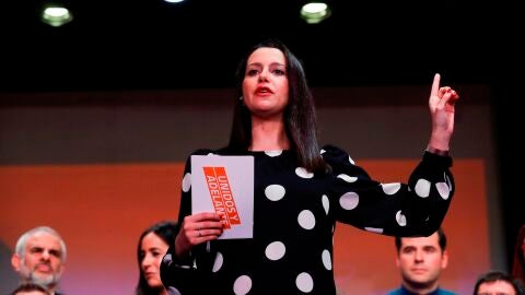 La portavoz parlamentaria de Ciudadanos, In&eacute;s Arrimadas