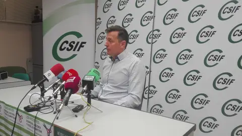 Carmelo Gómez, durante la rueda de prensa en Ciudad Real Carmelo Gómez, durante la rueda de prensa en Ciudad Real